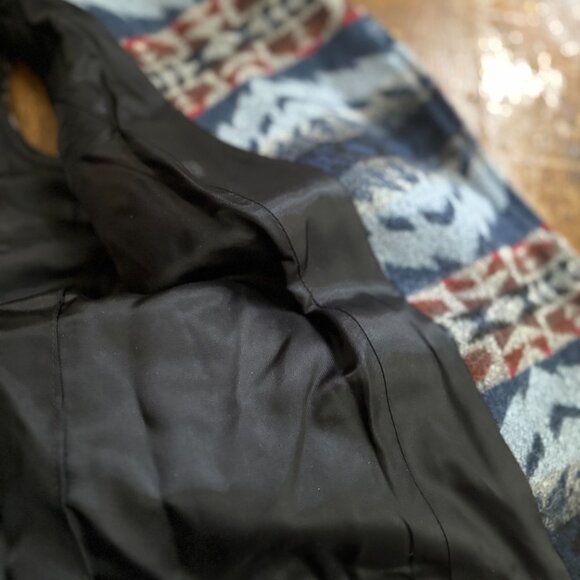 Vintage Pendleton Wool Vest Size Small Southwest Navajo Belted Zip Virgin Wool - Picture 9 of 9